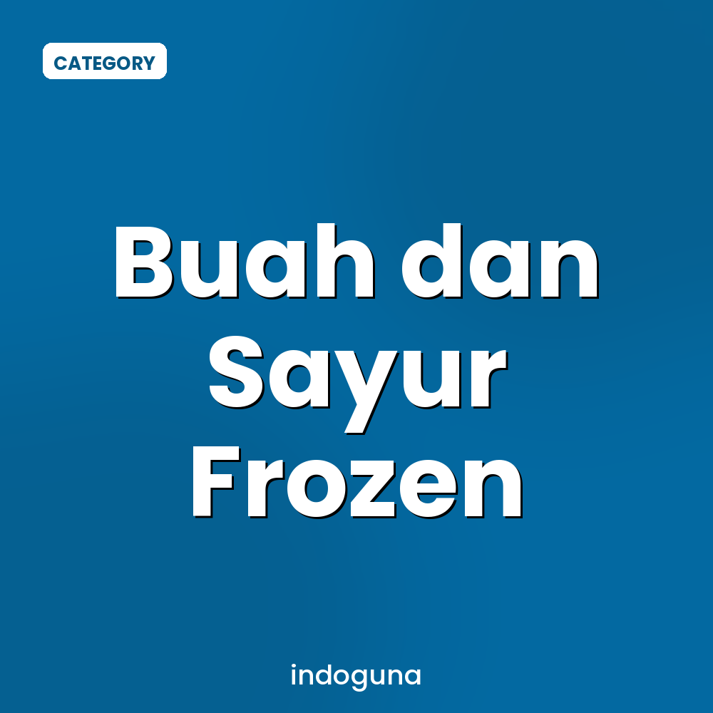 Buah dan Sayur Frozen