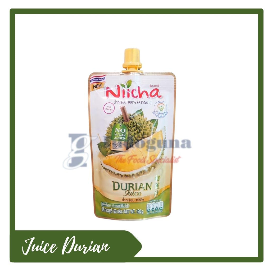 Niicha Pure Fruit Juice Delicious & Healthy 120g from Thailand