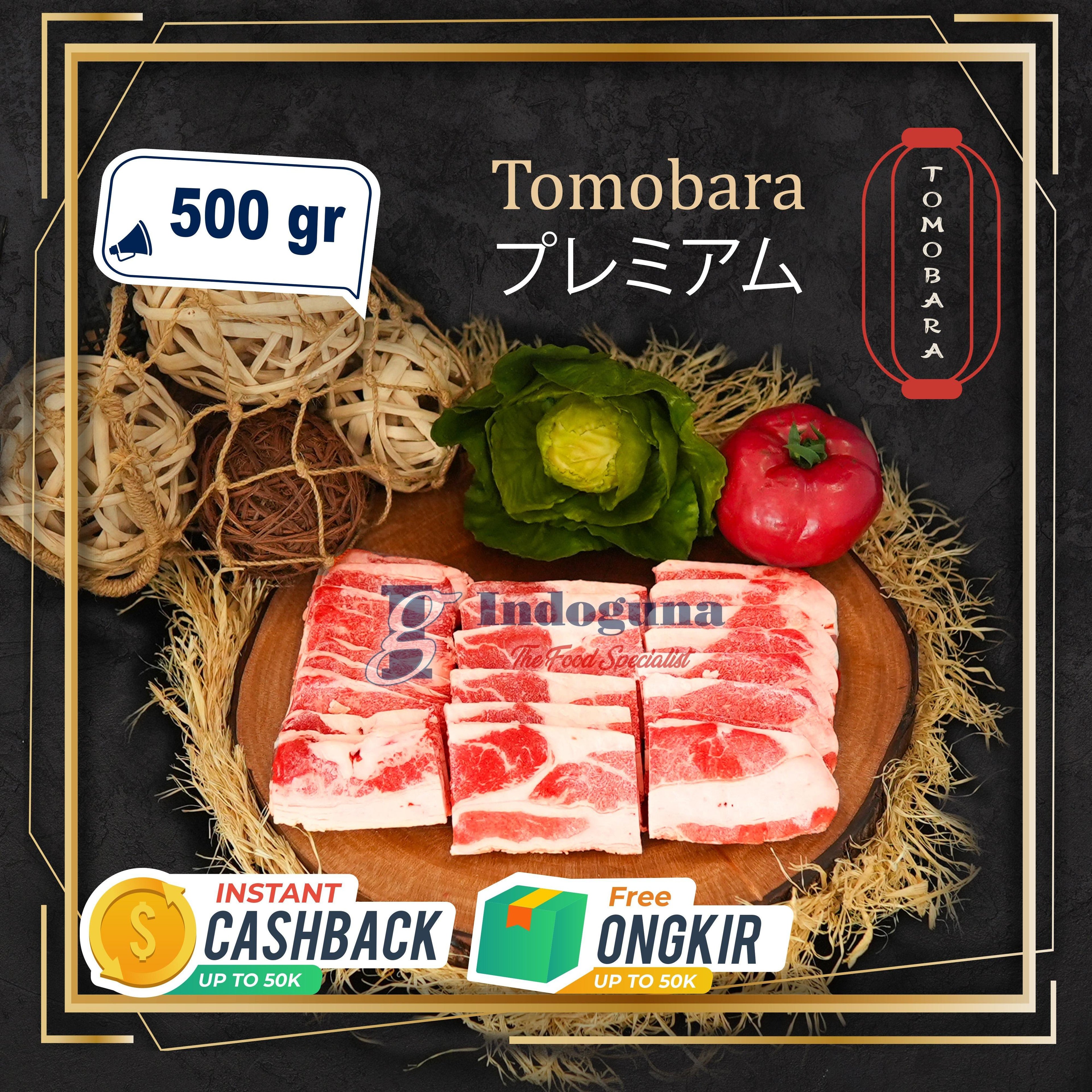 Premium Yakiniku Beef Tomobara 500gr