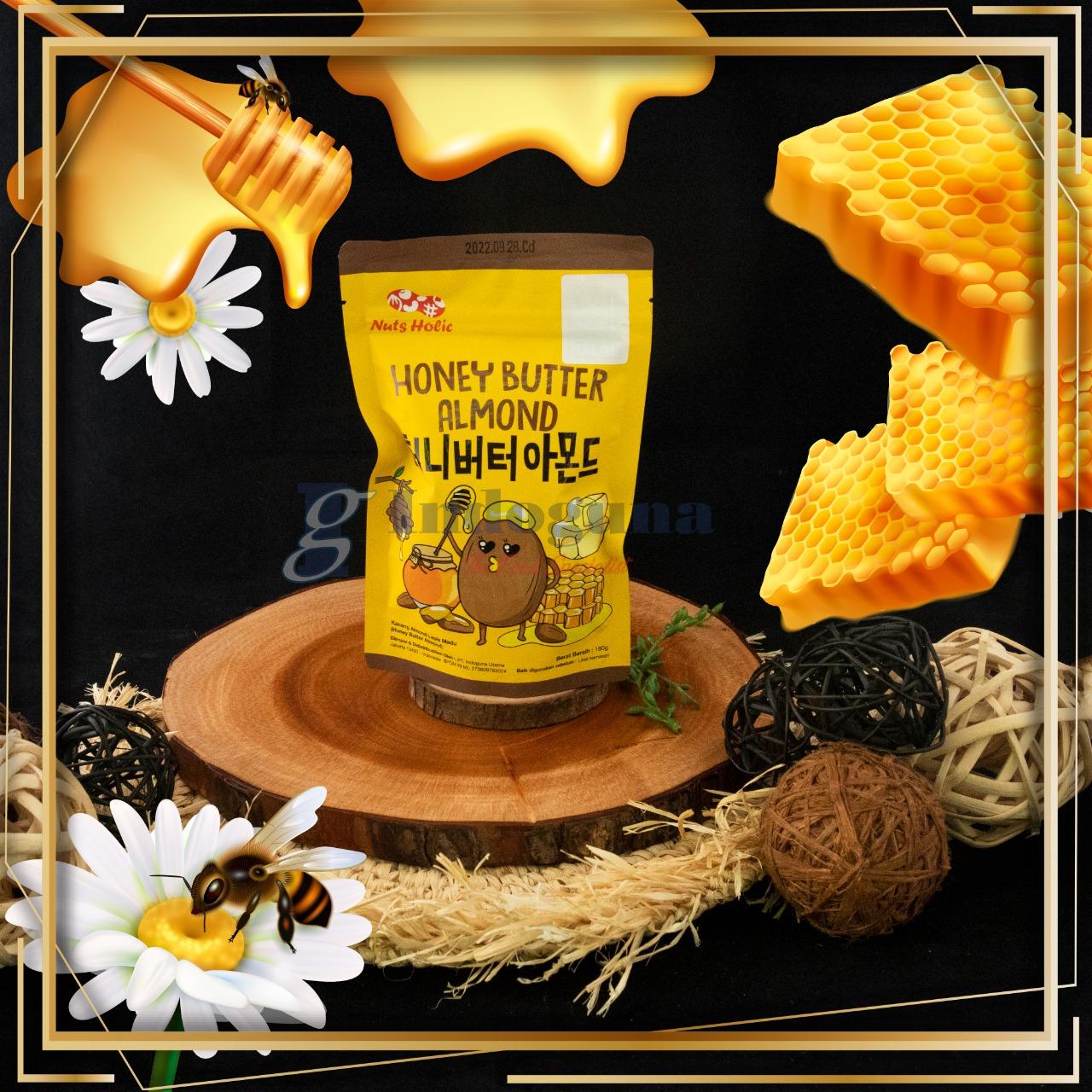 NUTS HOLIC ALMOND HONEY BUTTER 180GR