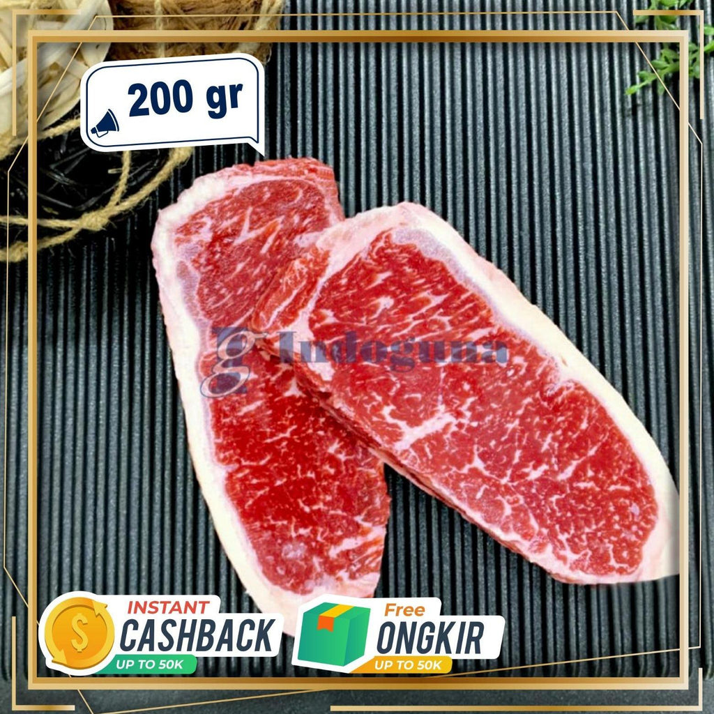 AUS MULWARRA Black Angus Striploin Hormone Free-Cut 200Gr