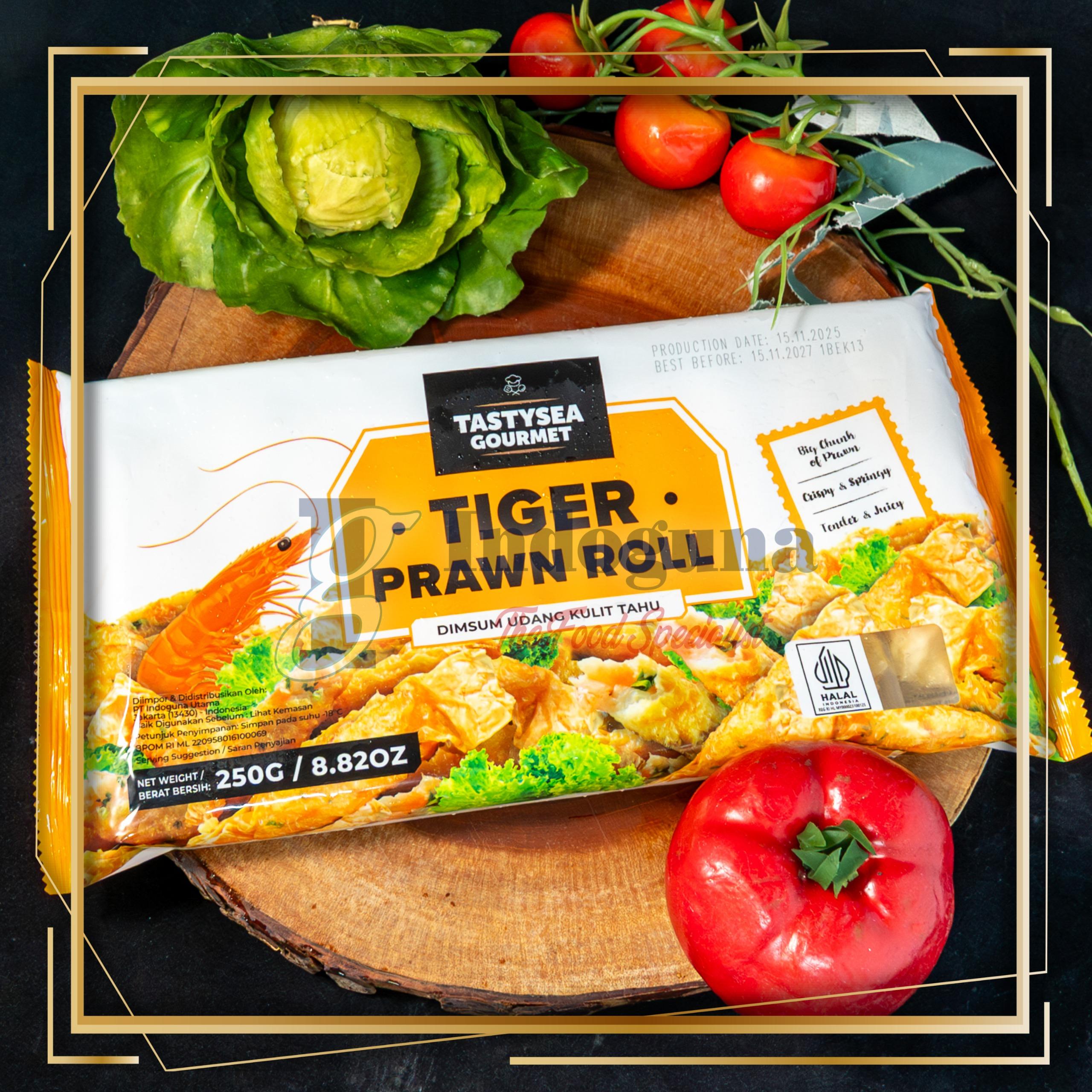 Tastysea Gourmet Tiger Prawn Roll / Tiger Prwan Roll untuk Shabu-shabu 250gr