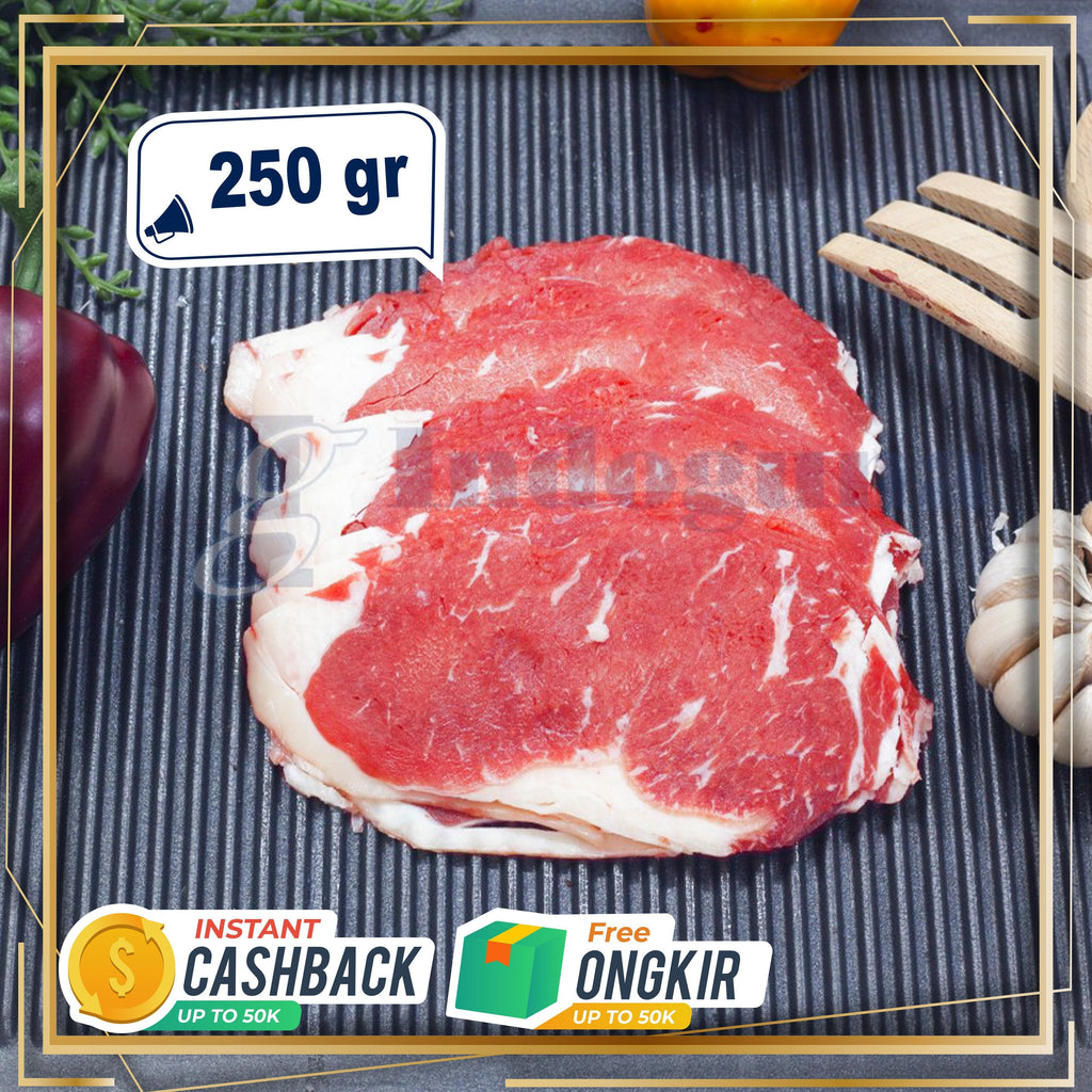 AUS Striploin A Grass Fed Cut Yakiniku 250 Gr - Indoguna