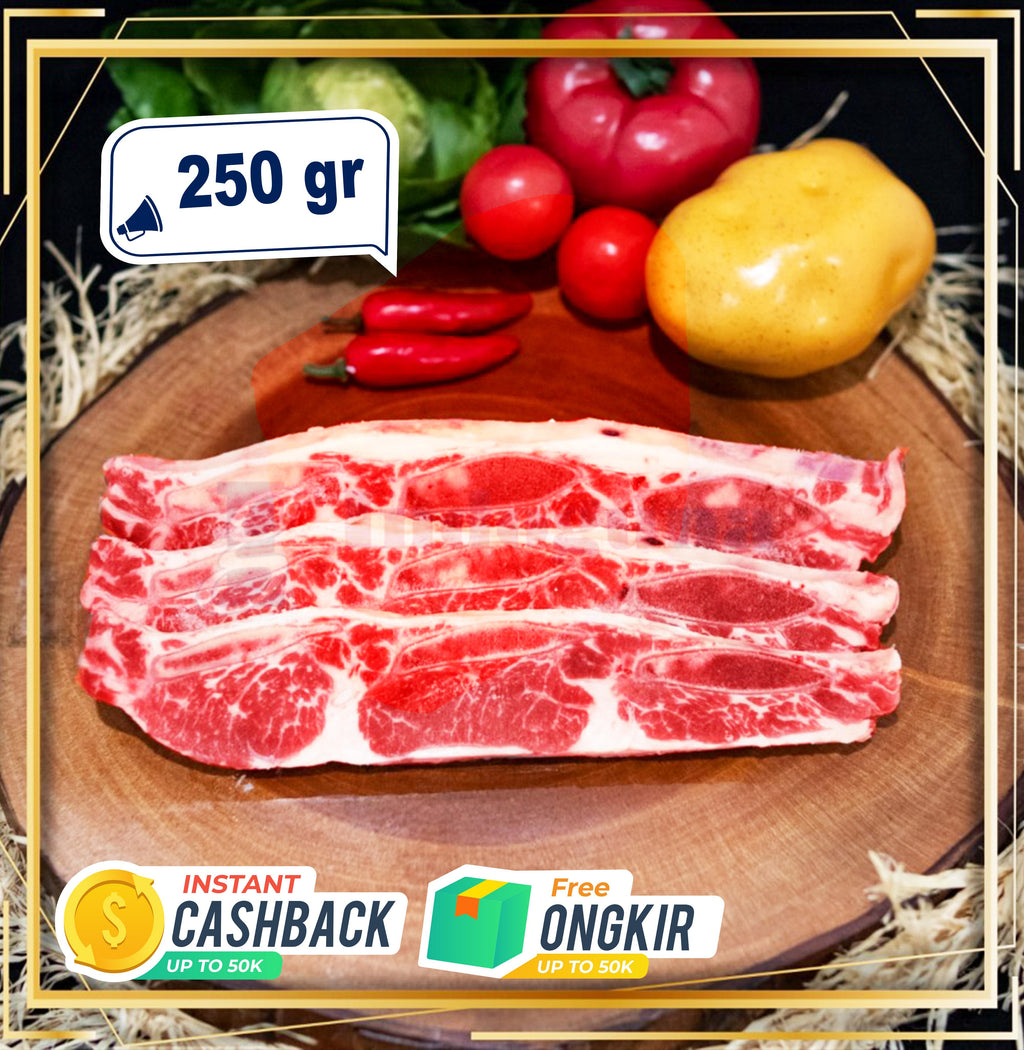 US SHORT RIB B/IN CUT KALBI-GALBI 250 GR