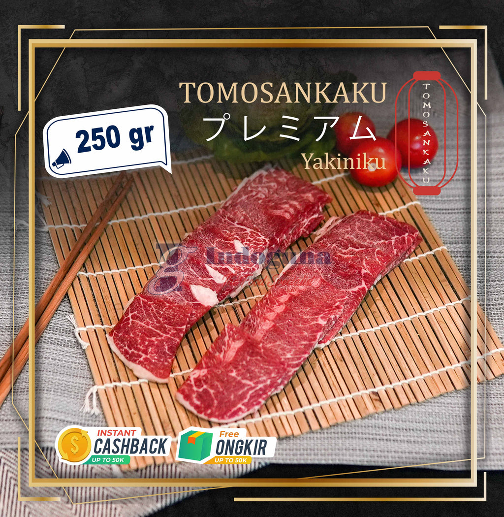 Wagyu Japanese Cattle Tomosankaku Cut Yakiniku 250gr