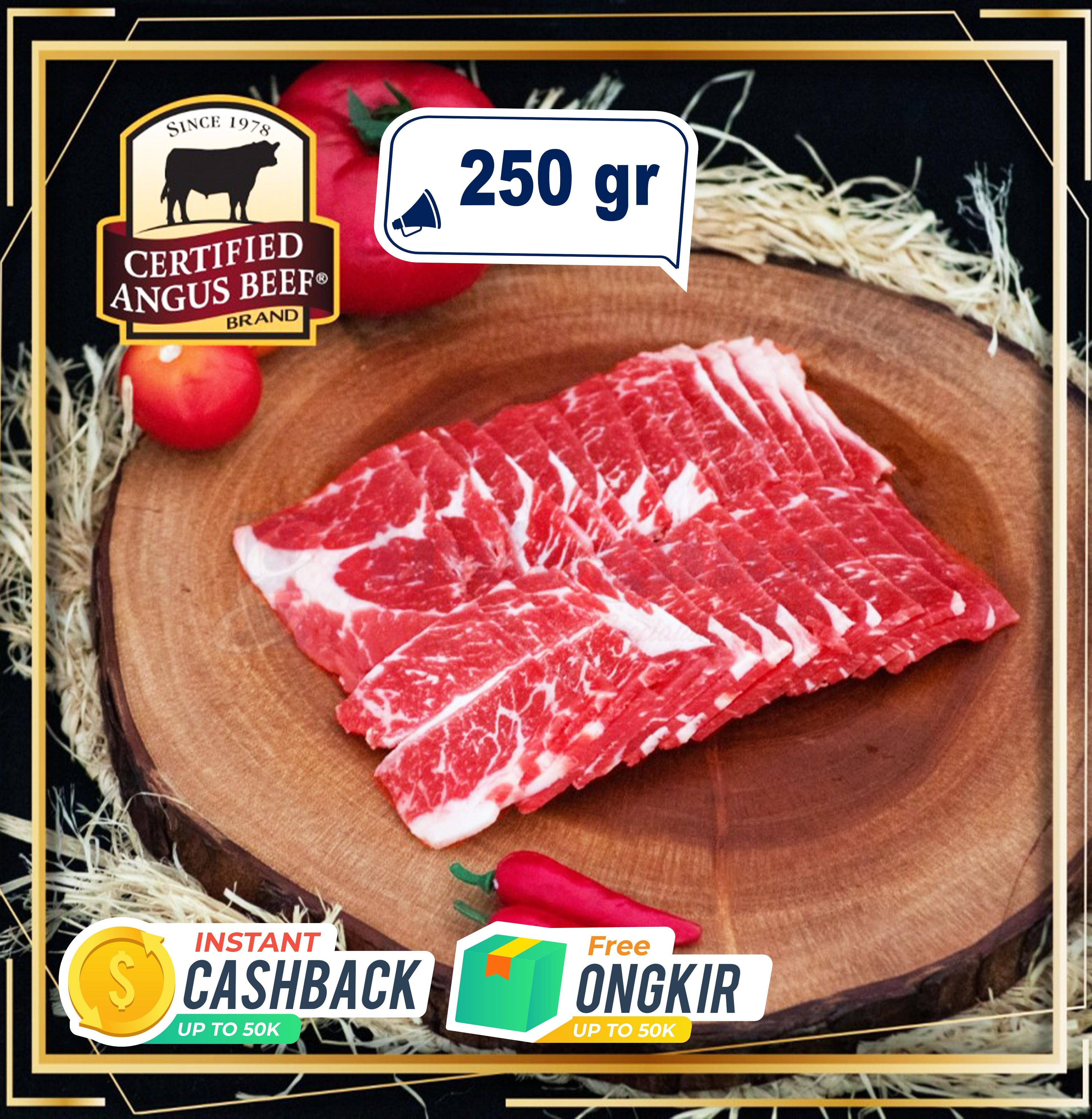 US CAB CHUCK SHORT RIB BONELESS CUT YAKINIKU 250GR