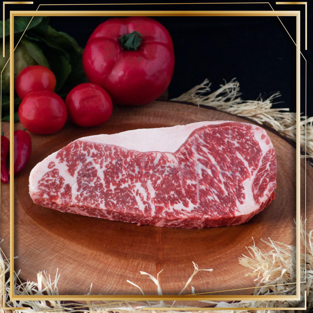 AUS WAGYU STRIPLOIN GRAIN FED MB 7 CUT STEAK 250GR