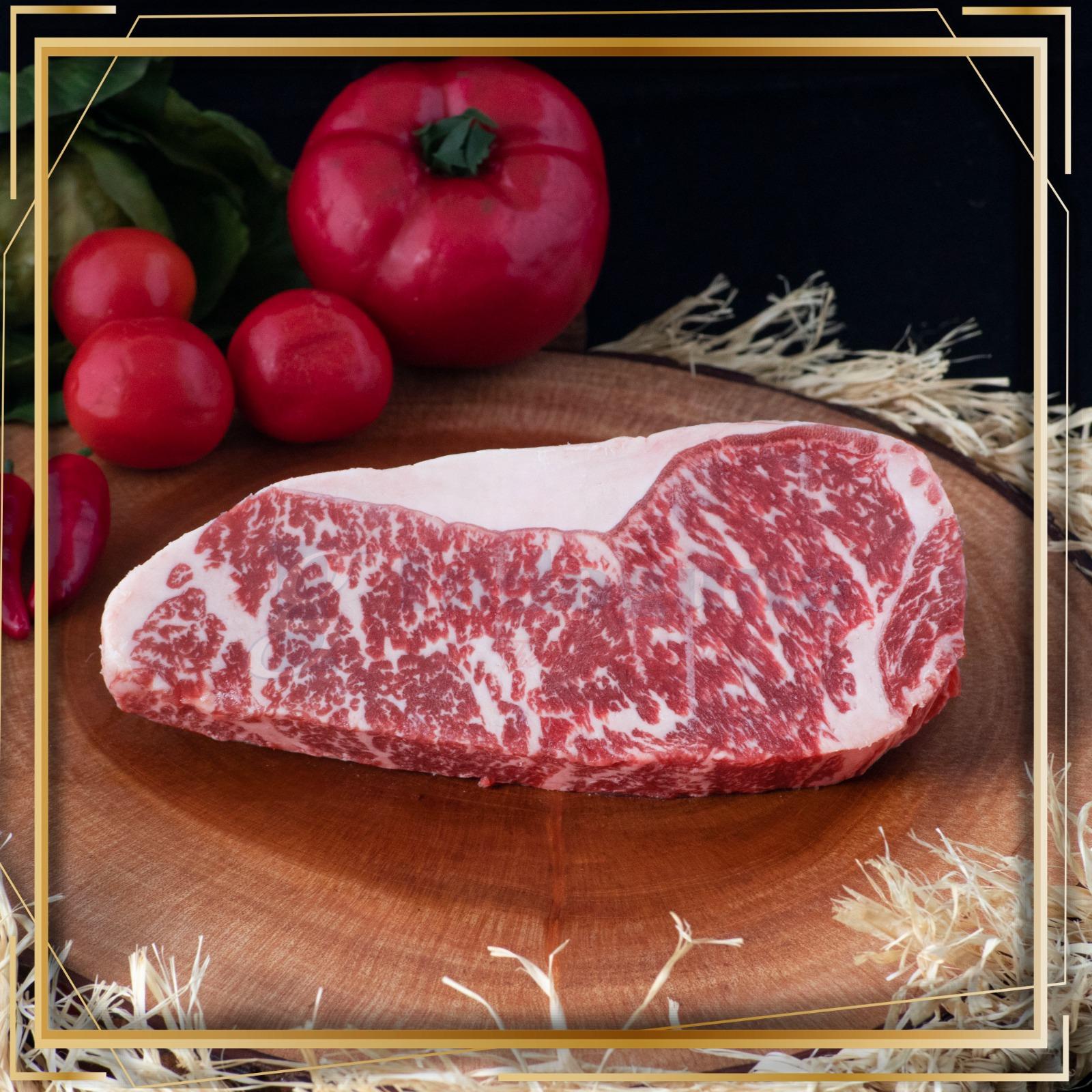 AUS WAGYU STRIPLOIN GRAIN FED MB 7 CUT STEAK 250GR