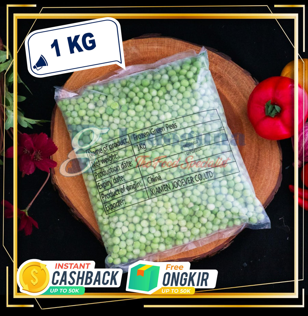 GREEN PEAS FROZEN/ KACANG POLONG 1 KG