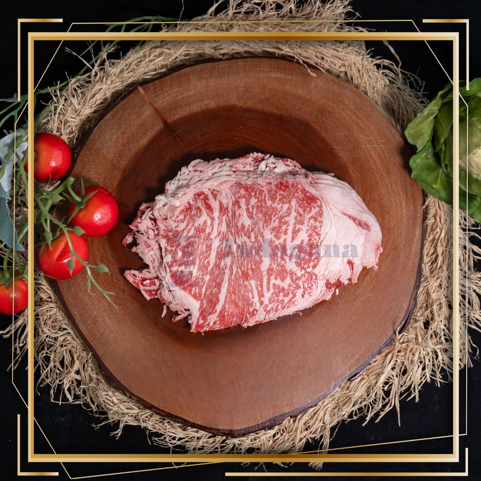 Premium Japanese Cattle Wagyu Striploin Mb 9++ Slice Shabu 250gr