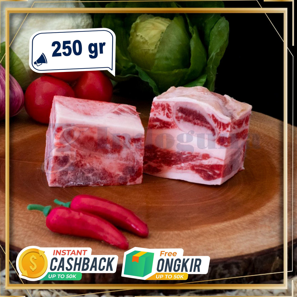 DAGING SOP IGA 250GR - US SHORT RIB B/IN