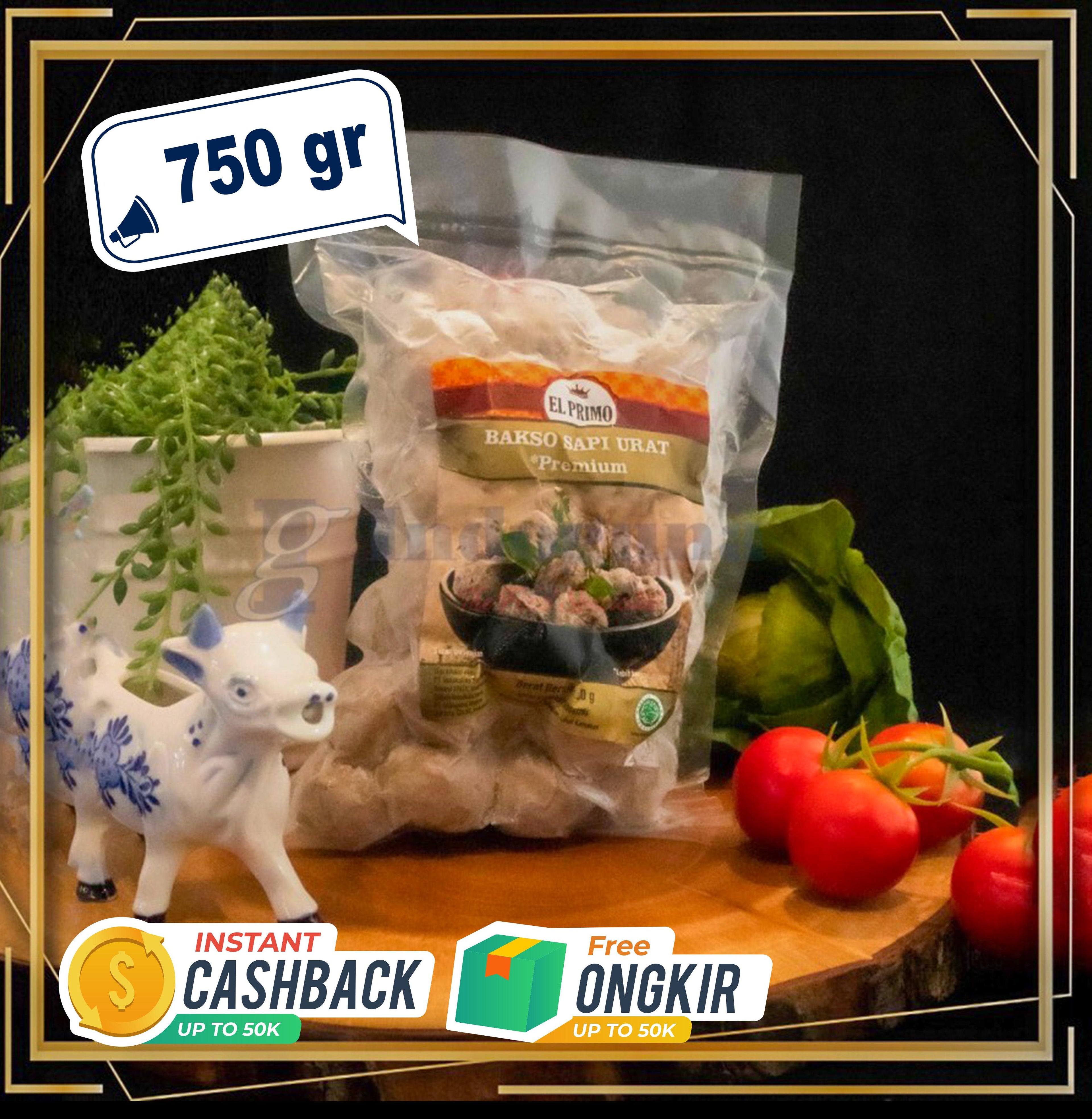 EL PRIMO Bakso Sapi Urat Premium 750 Gr - Indoguna