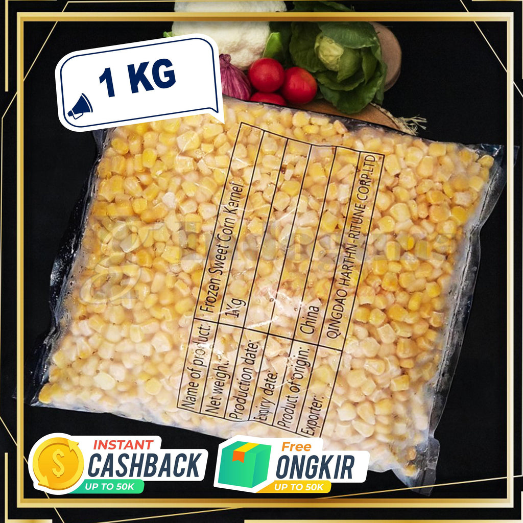 SWEET CORN KERNEL 1KG / JAGUNG MANIS FROZEN 1KG