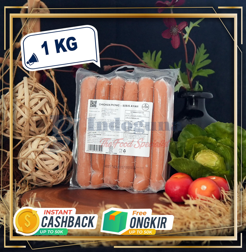 EL PRIMO Sosis Ayam / Chicken Picnic 1Kg - Indoguna