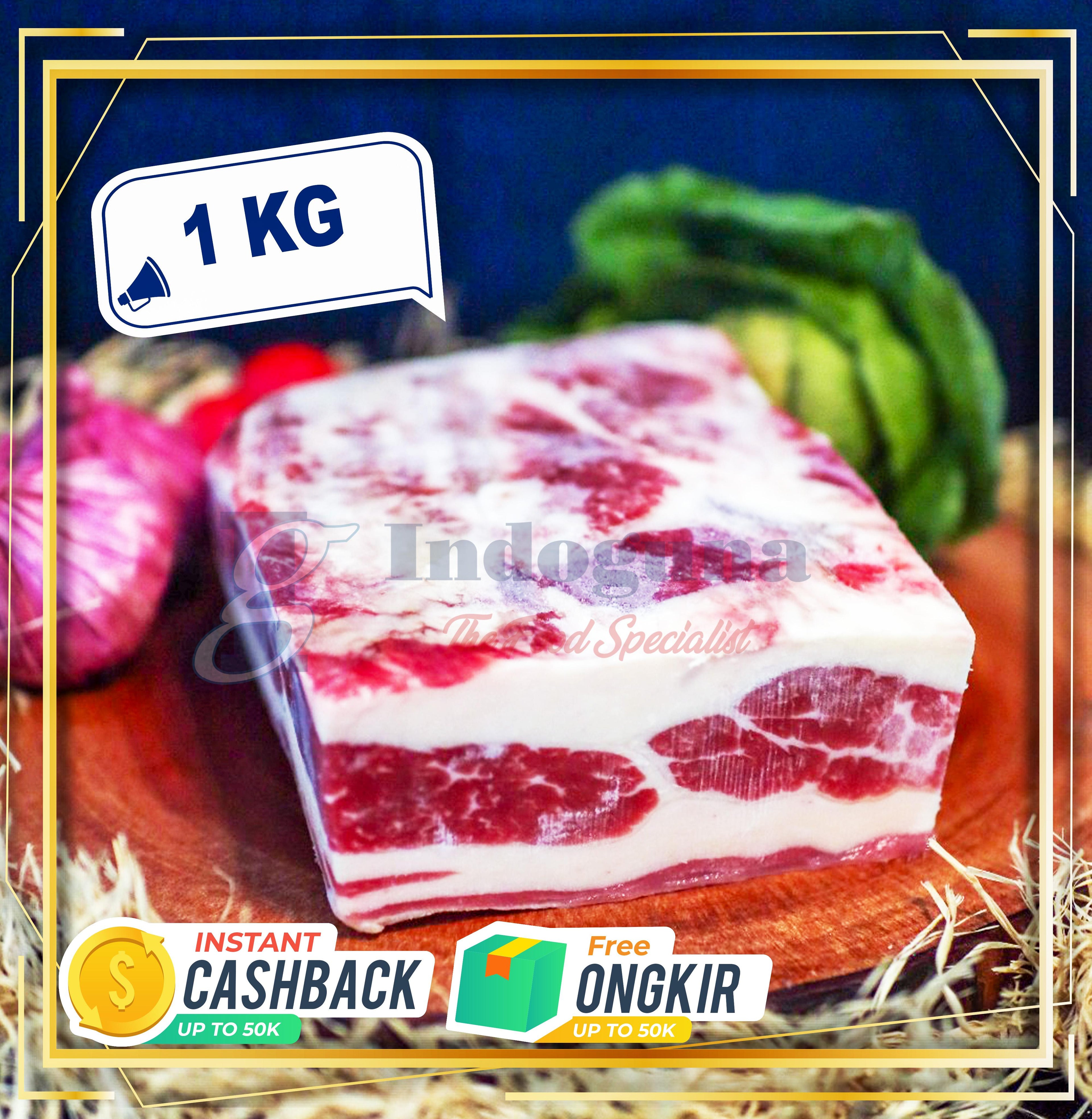 AUS BRISKET CUT 1 KG FOR SMOKE & BBQ