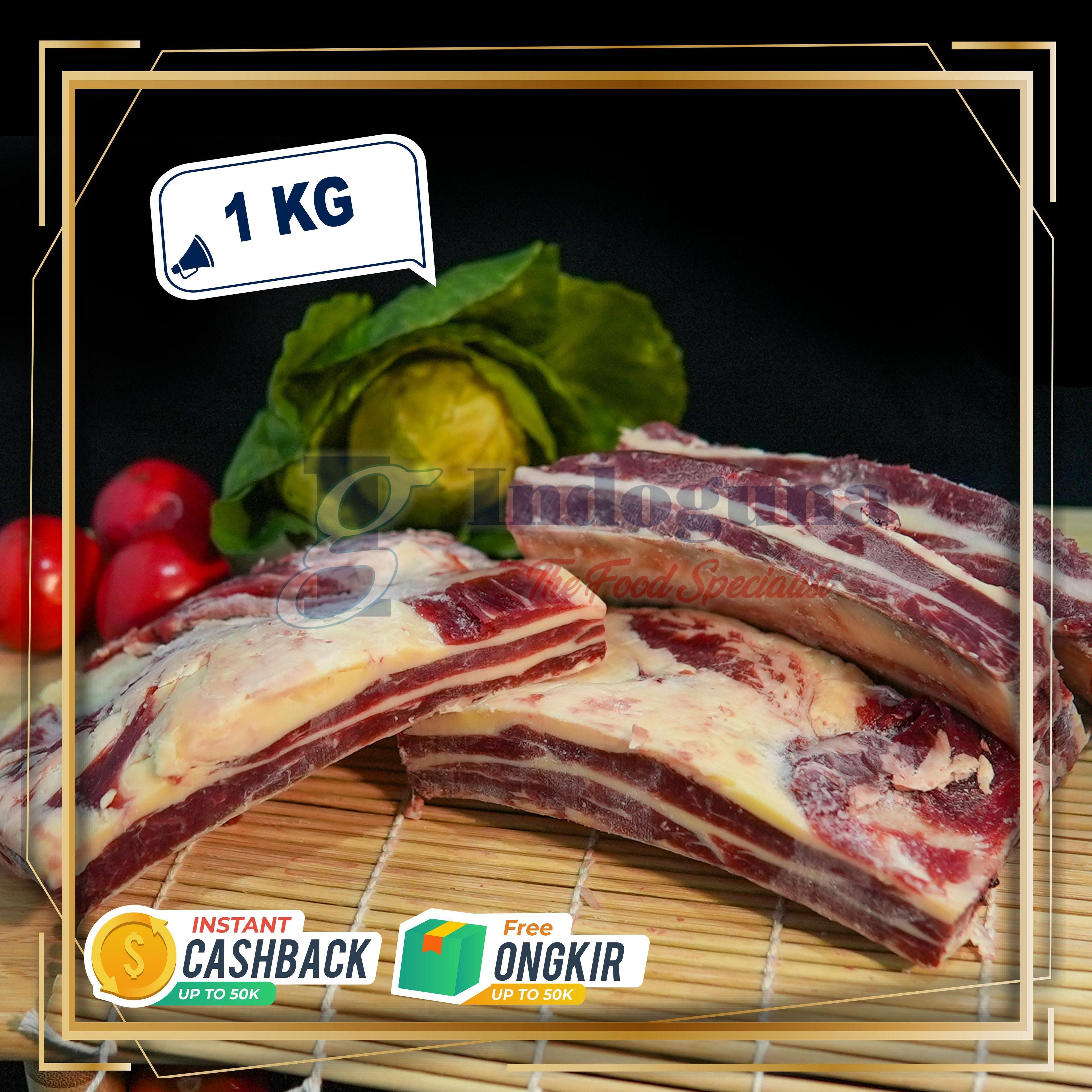 Beef Back Ribs 1kg / Daging Back Rib 1kg
