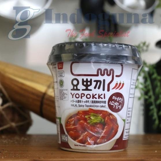 YOPOKKI HALAL SPICY - PEDAS (Topokki / Tteokbokki) 140GR