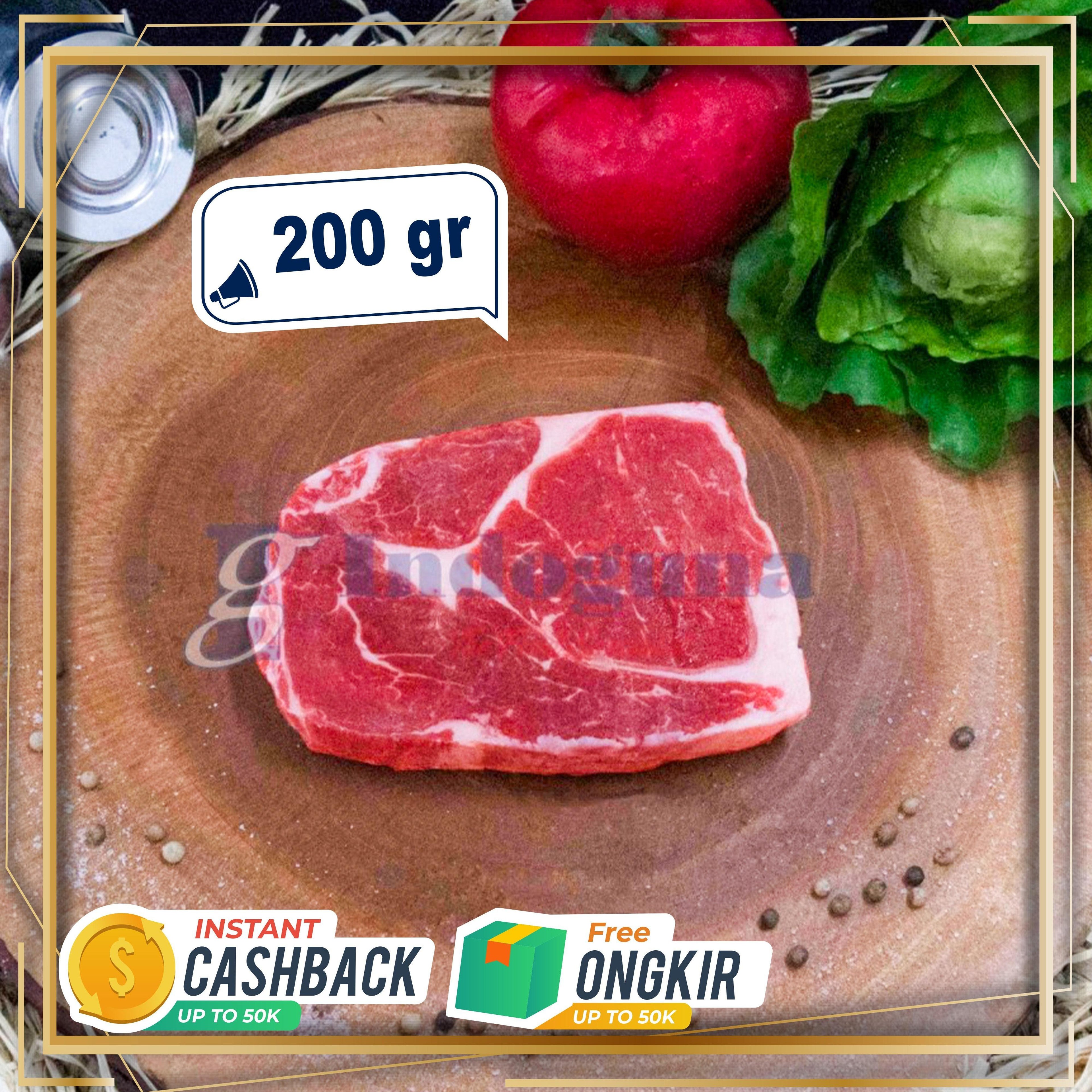 Aus Ribeye Hormone Free  / Daging Sapi Steak Bebas Hormon 200gr