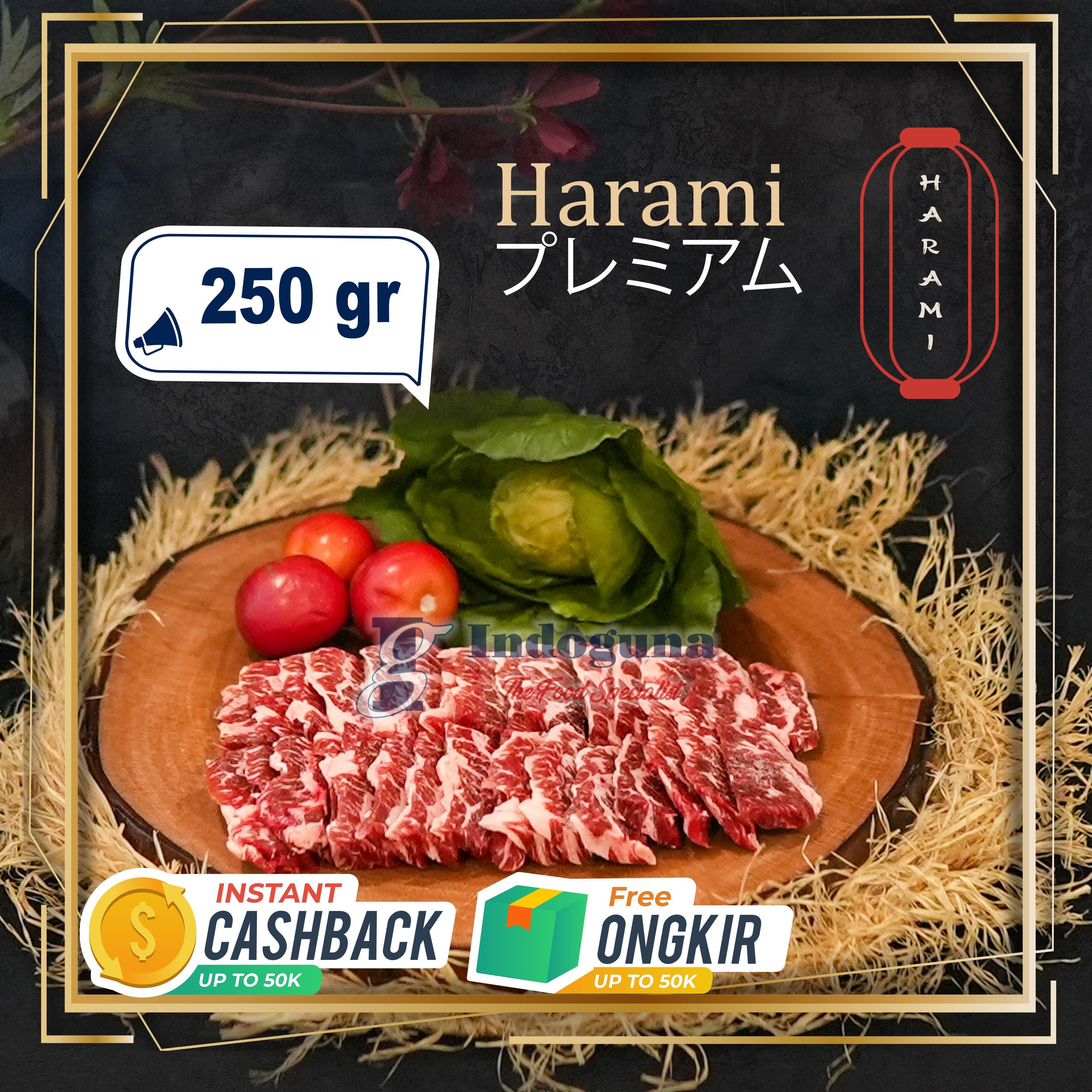 A003 PREMIUM YAKINIKU BEEF (HARAMI)/DAGING PREMIUM YAKINIKU 250 GR
