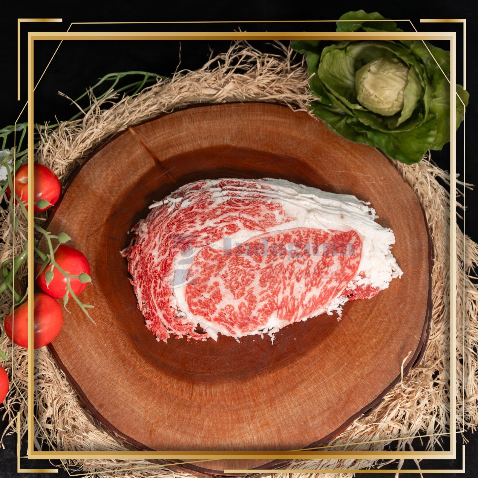 Premium Japanese Cattle Wagyu Ribeye Mb 9++ Slice Shabu 250gr
