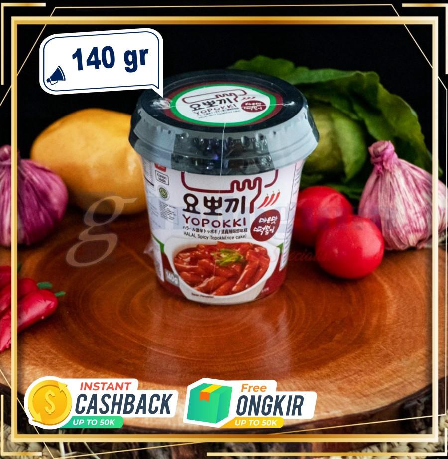 YOPOKKI HALAL SPICY - PEDAS (Topokki / Tteokbokki) 140GR