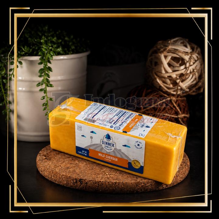 Dinner Bell Creamery Mild Cheddar Colored Cheese Loaf 2.27kg
