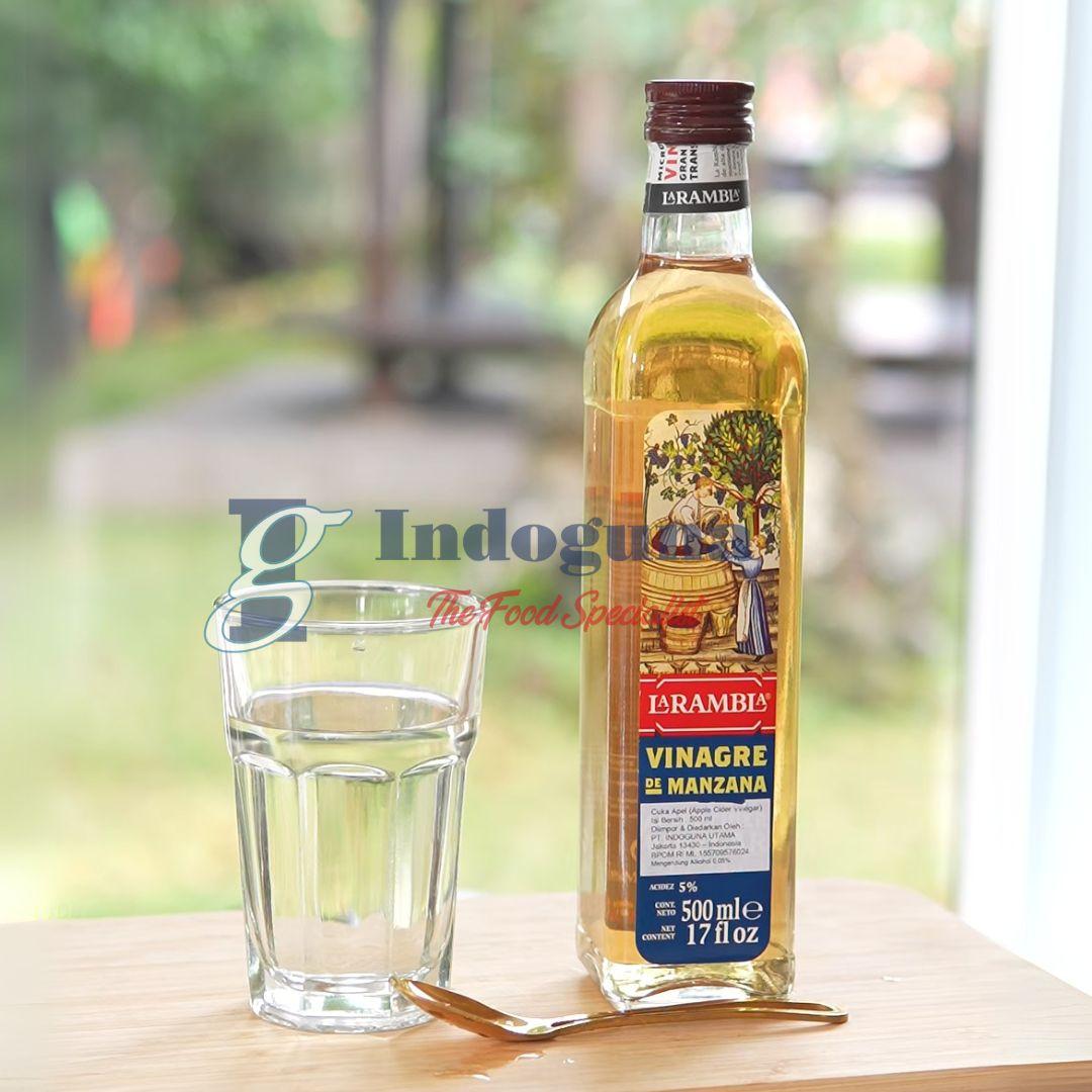 Larambla Cuka Apel Organik - Apple Vinegar (LA RAMBLA ORGANIC UNFILTERED APPLE VINEGAR)