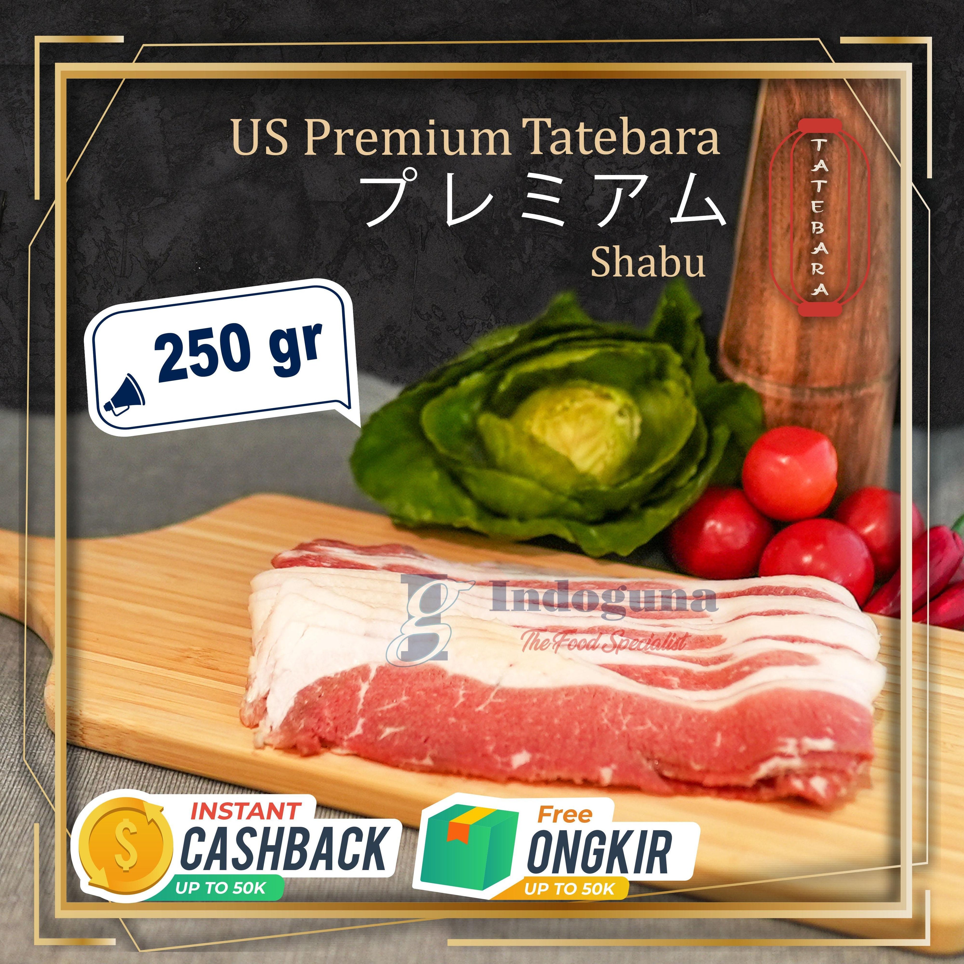 US Premium Beef Tatebara Slice Shabu 250gr