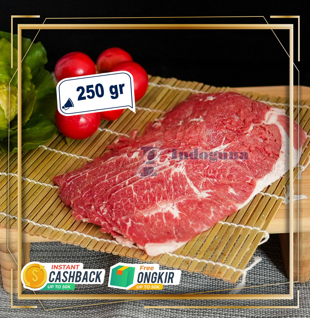 AUS Beef Clod MB 2+ Cut Shabu 250gr