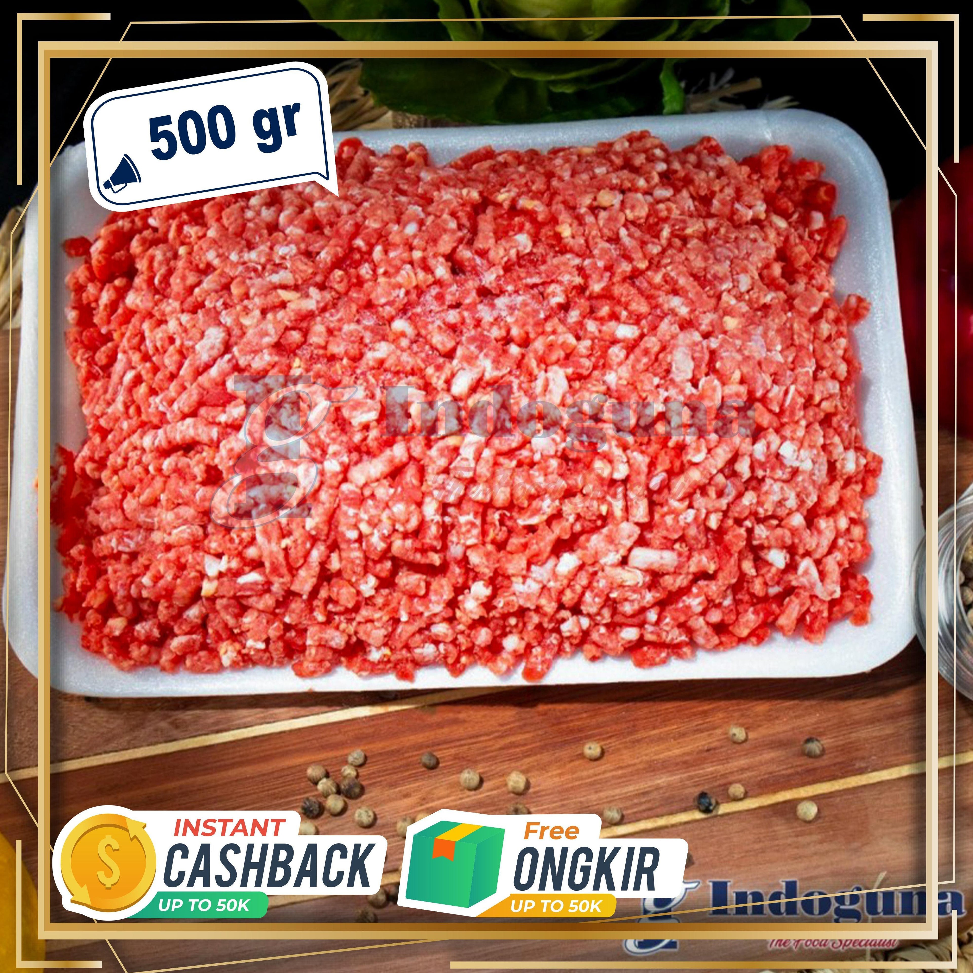 NZ RIBEYE GROUND BEEF HORMONE 500GR - Indoguna
