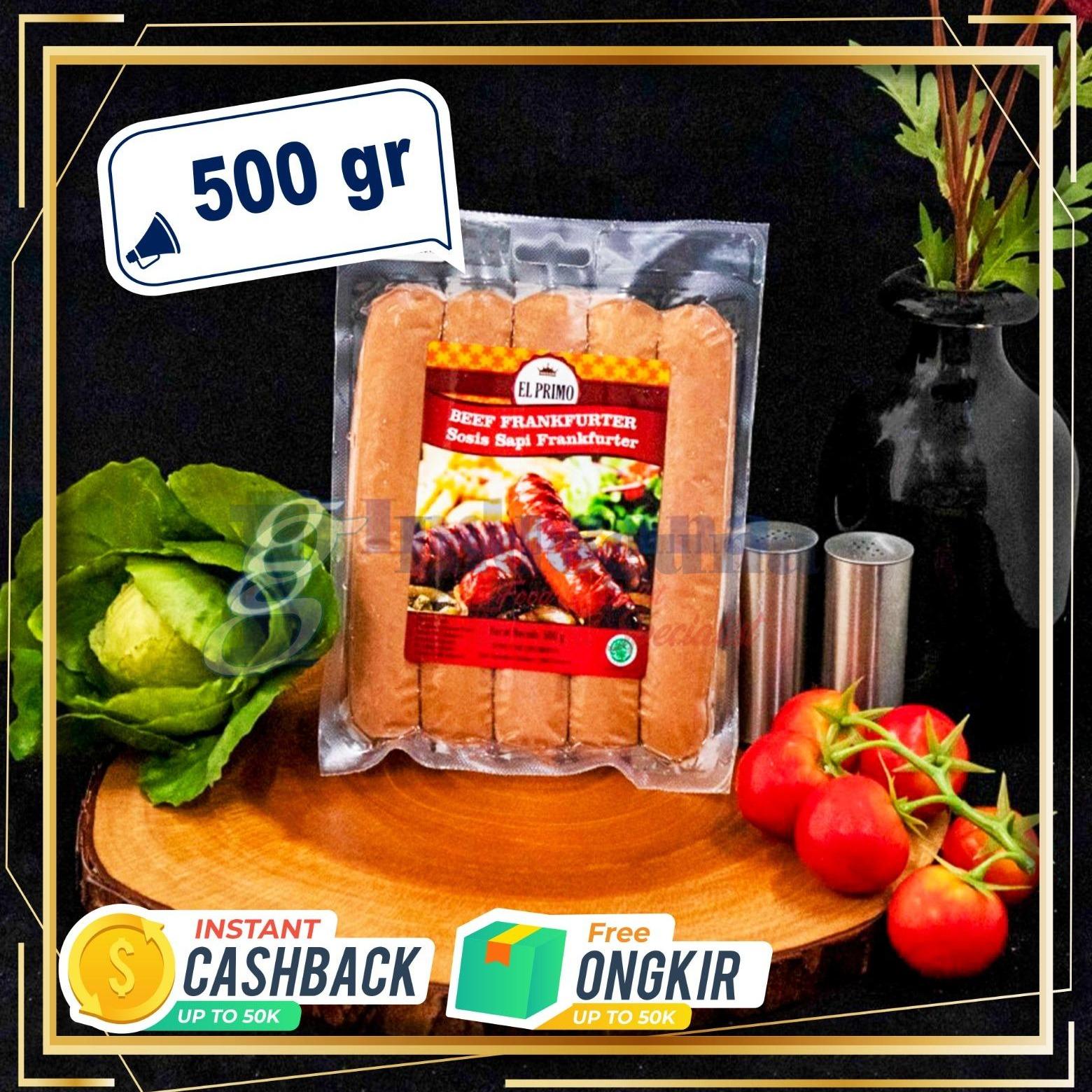 EL PRIMO Sosis Sapi Frankfurter / Beef Frankfurter - Indoguna