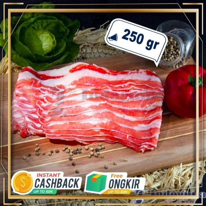 AUS BRISKET NE S SLICE SHABU 250GR - Indoguna *PROMO*