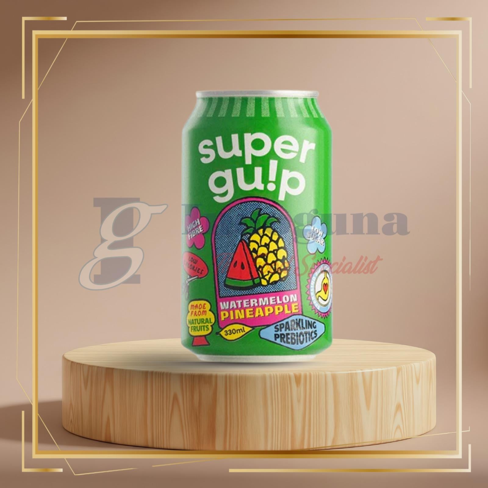 Super Gulp Lemon Lime 330ml / Minuman Segar dengan Rasa Lemon dan Lime yang Menyegarkan