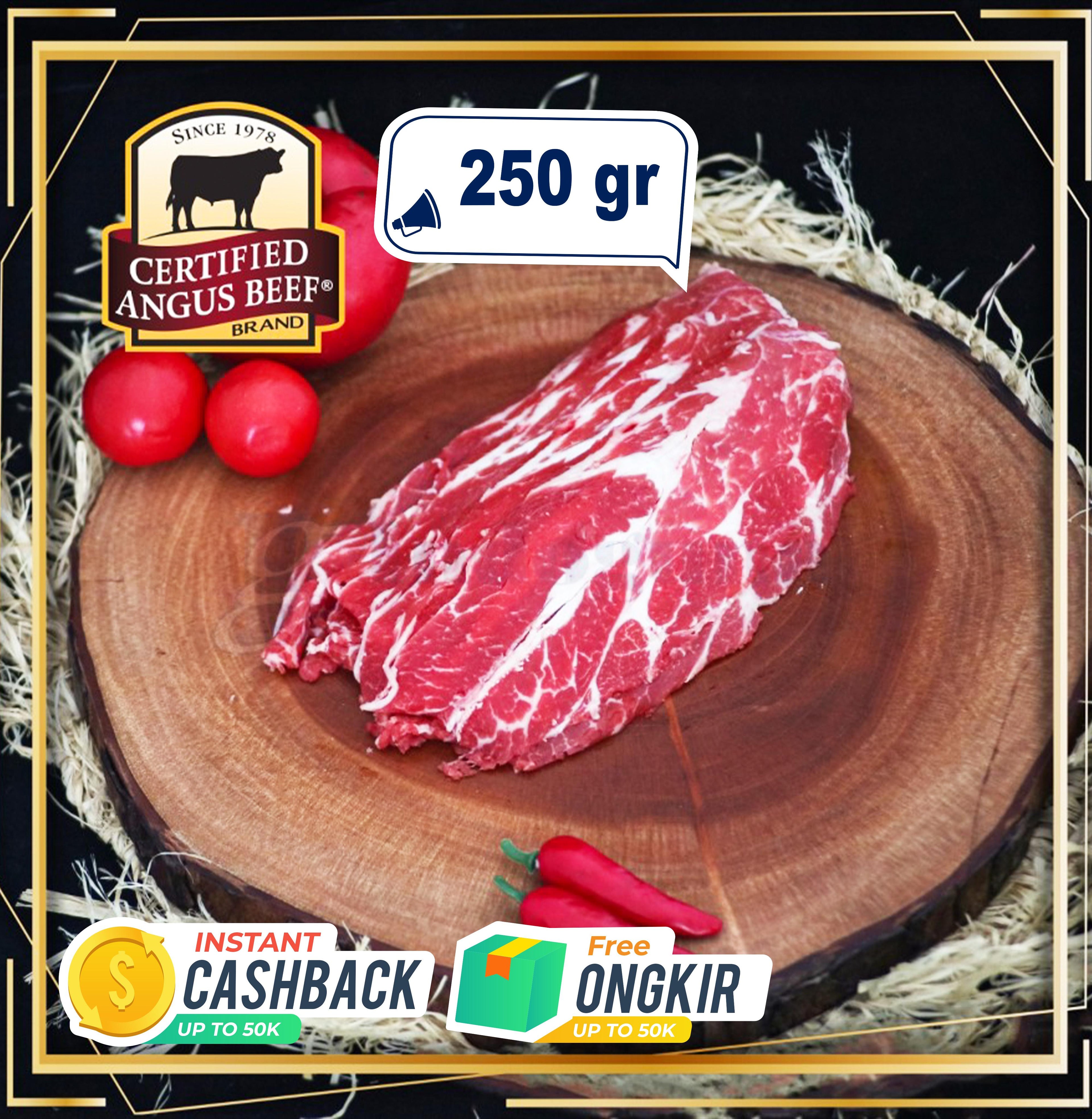 US CAB CHUCK SHORT RIB BONELESS CUT SHABU 250GR-Flash Sale
