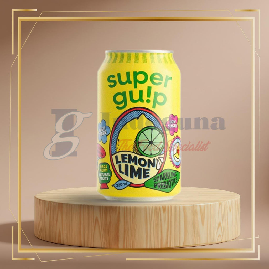 Super Gulp Lemon Lime 330ml / Minuman Segar dengan Rasa Lemon dan Lime yang Menyegarkan