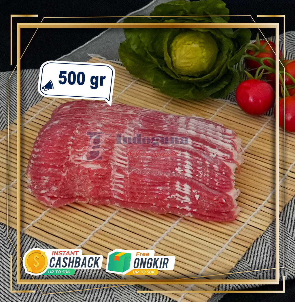 US Loin Wing Slice Shabu 500gr