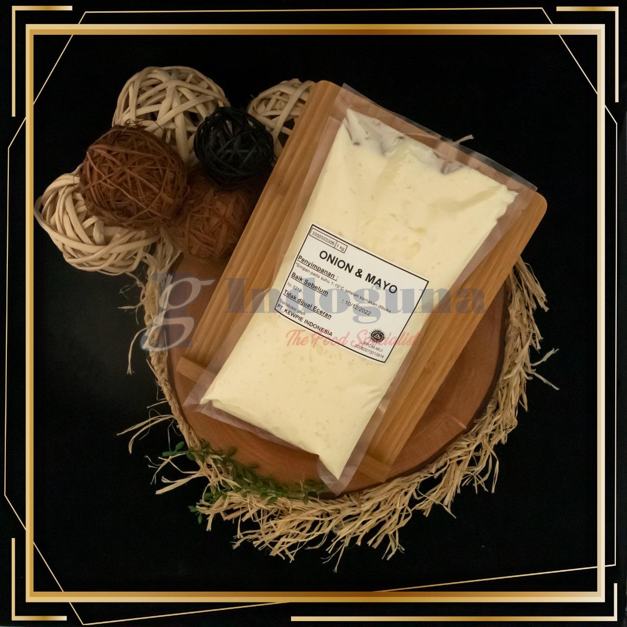 Kwpie Mayonaise Onion Mayo 1 kg Merah Dressing
