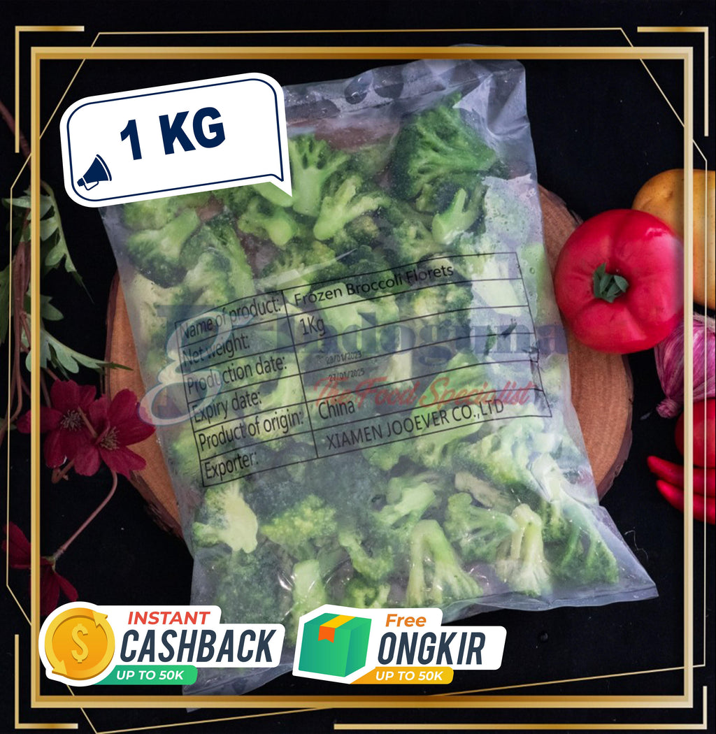 BROCOLLI FLORETS/ BROKOLI FROZEN 1 KG