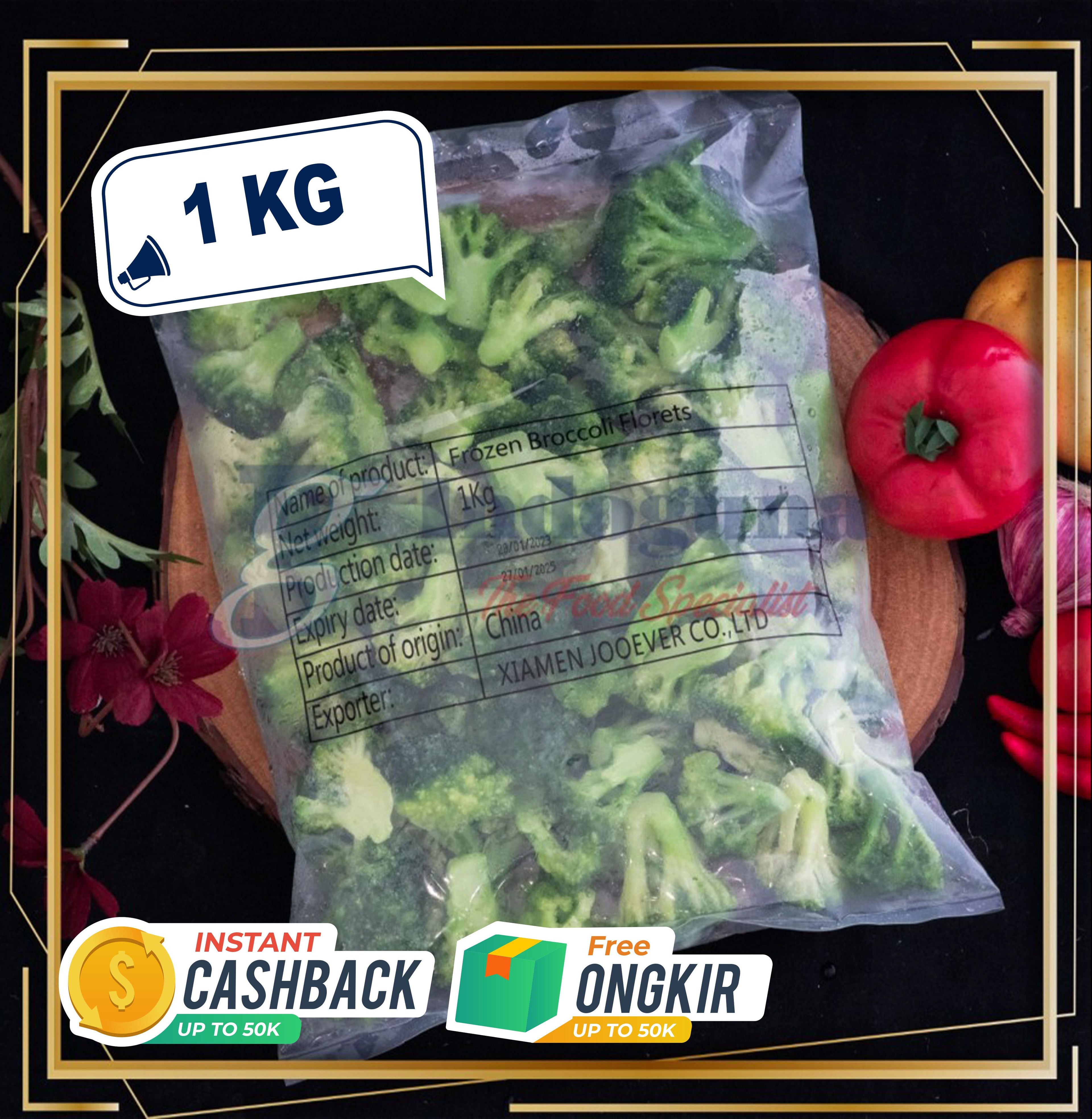 BROCCOLI FLORETS/ FROZEN BROCCOLI 1 KG