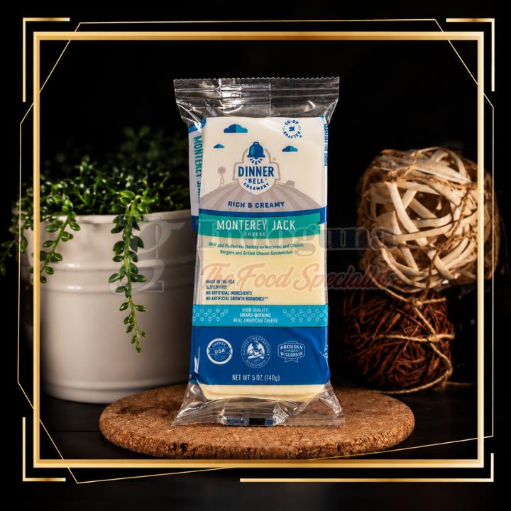 Dinner Bell Creamery Monterey Jack Cheese Bar 141gr