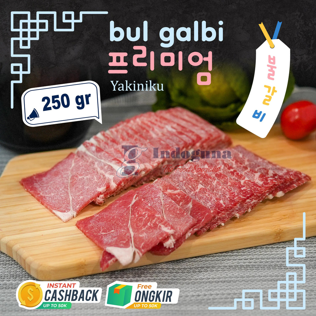 Premium Beef Bul Galbi Cut Yakiniku 250gr