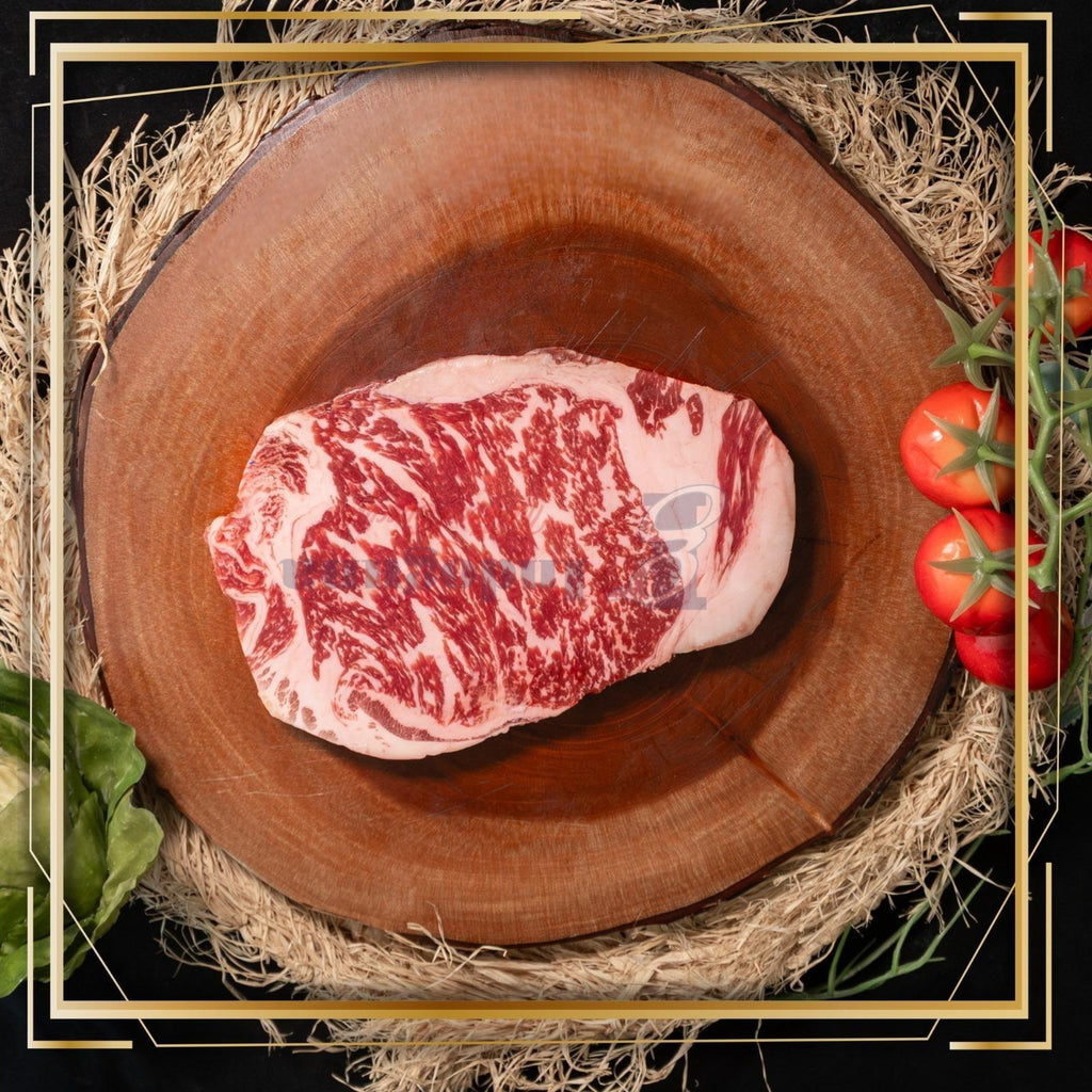 Premium Japanese Cattle Wagyu Ribeye Mb 9++ Cut Steak 250gr