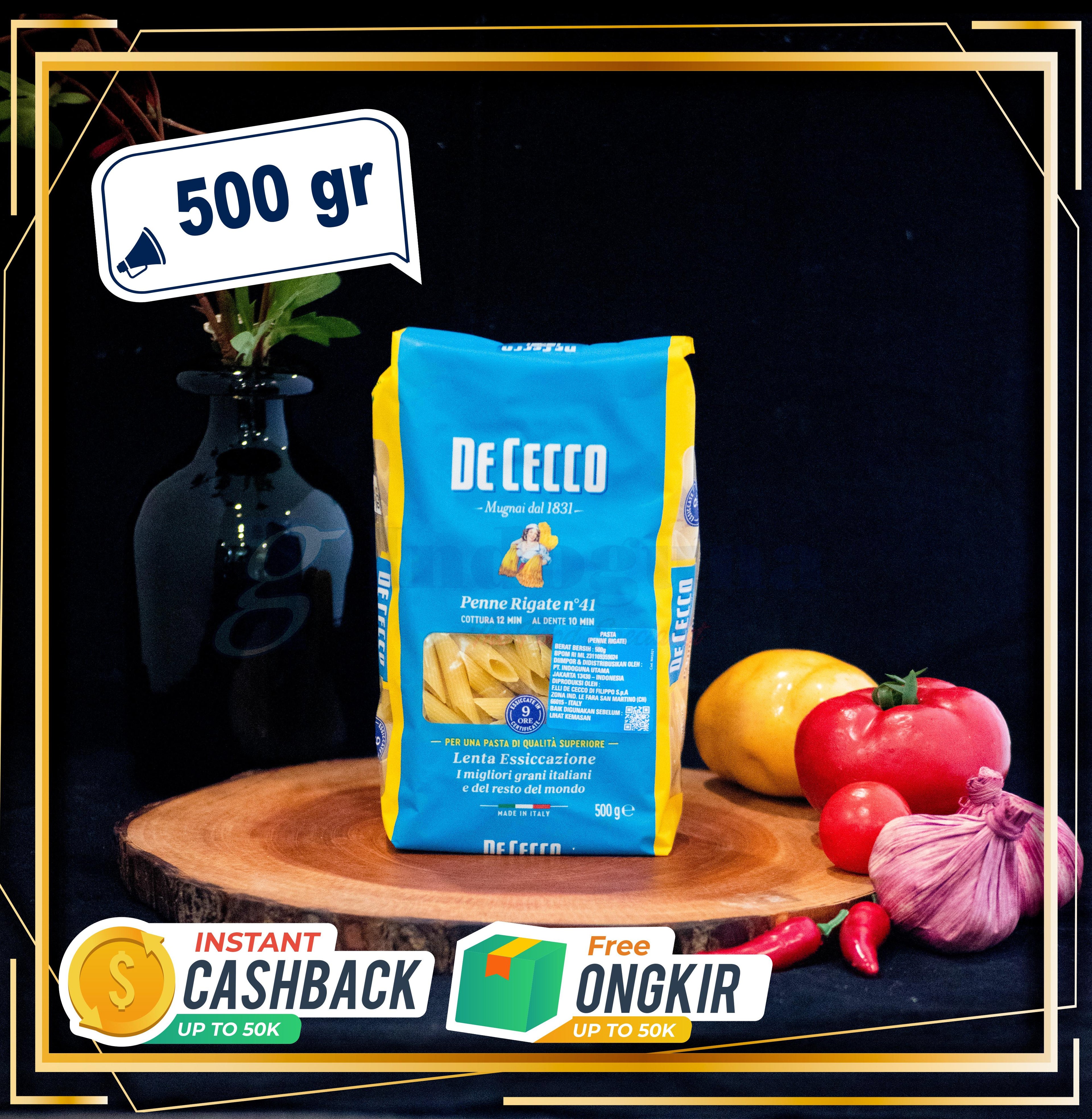 Penne Rigate - De Cecco Pasta - 500 GR