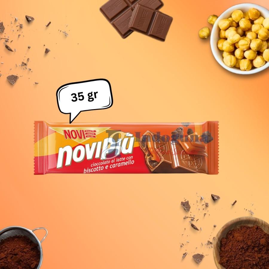 Novipiù Caramello e Biscotto 35gr coklat