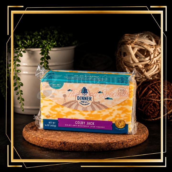 Dinner Bell Creamery Colby Jack Cheese Block 453gr