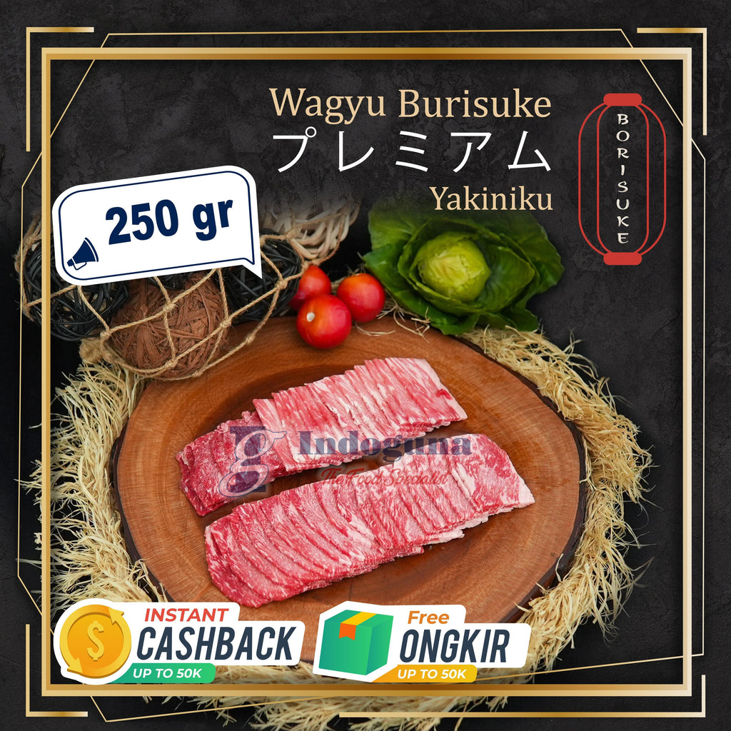 AUS WAGYU BURISUKE MB 9 JAPANESE CATTLE CUT YAKINIKU 250 GR